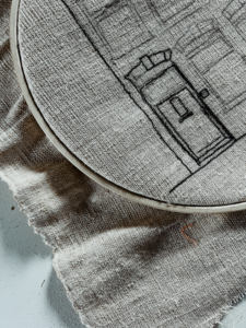 Detail Foto Gepersonaliseerd portret huis