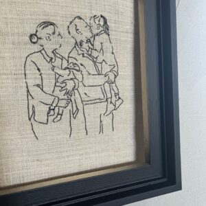 Familie Portret gepersonaliseerd gezin