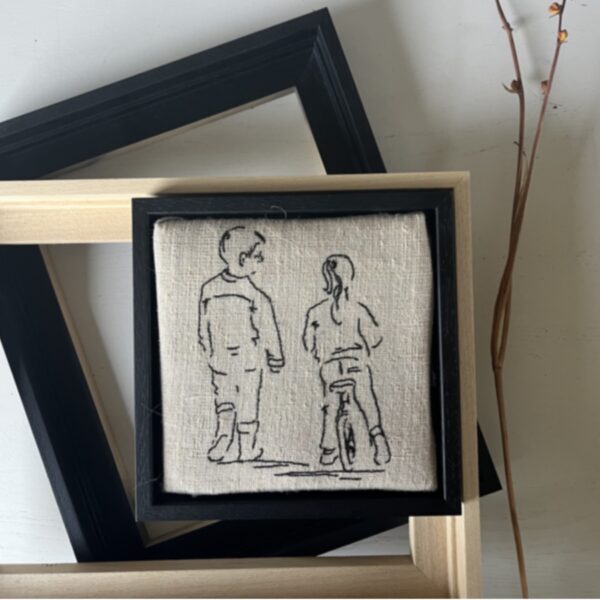 Gepersonaliseerd Portret Broer & Zus