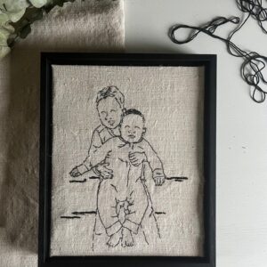Gepersonaliseerd Familie Portret 2-3 Personen