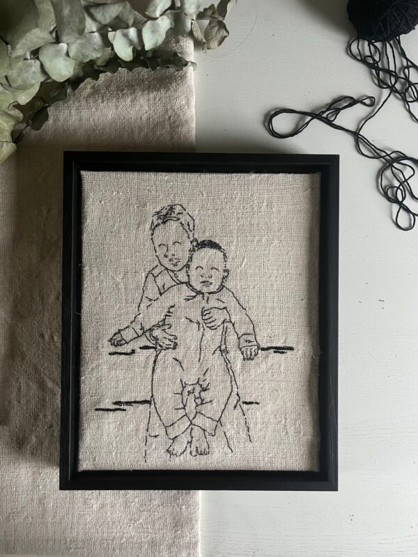 Gepersonaliseerd Familie Portret 2-3 Personen