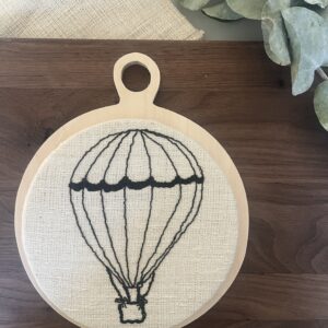 Wand bordje - Luchtballon