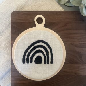 Wand bordje - Regenboog